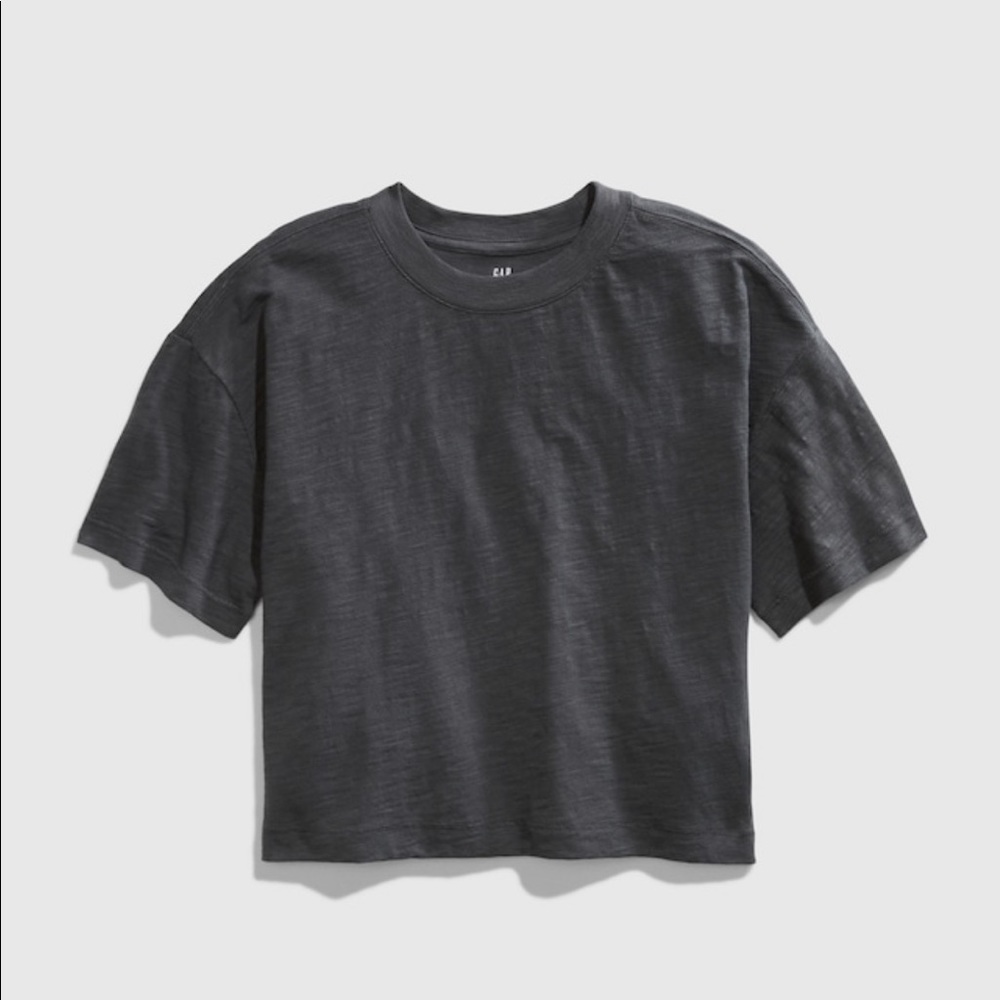 GAP Teen 100% Organic Cotton Cropped Boxy Fit T-shirt NWT